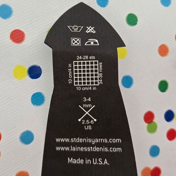 St. Denis Boreale Wool Yarn BLUE EGGSHELL 3 BALLS, 225 Yds Ea - Picture 10 of 12